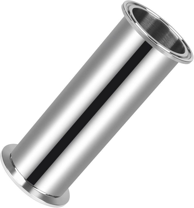 JMCOLMT Tri Clamp Tube 2 Inch OD Sanitary Spool Length 6 Inch Clamp End OD 50.5mm 304 Stainless Steel Seamless Round Tubing - Image 1